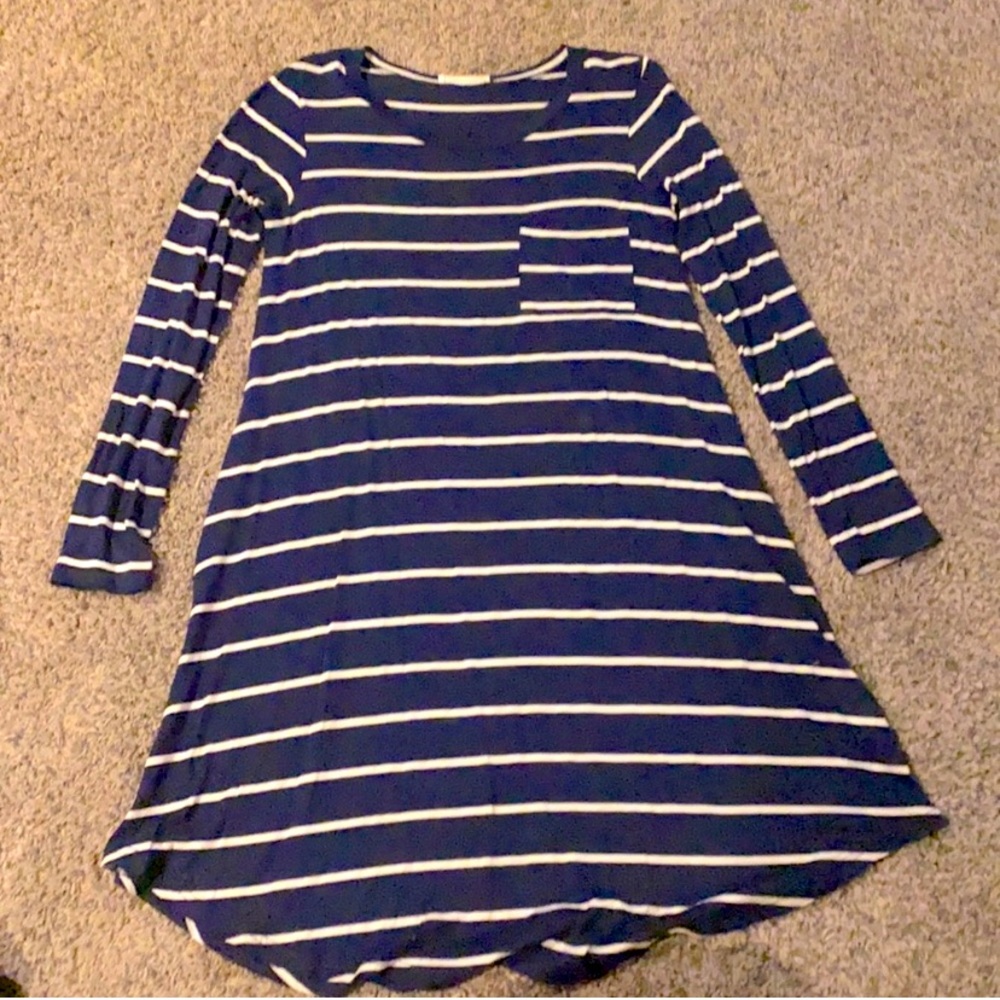 Navy Stripe Dress
